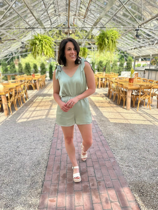 Sun Lakes Vneck Romper