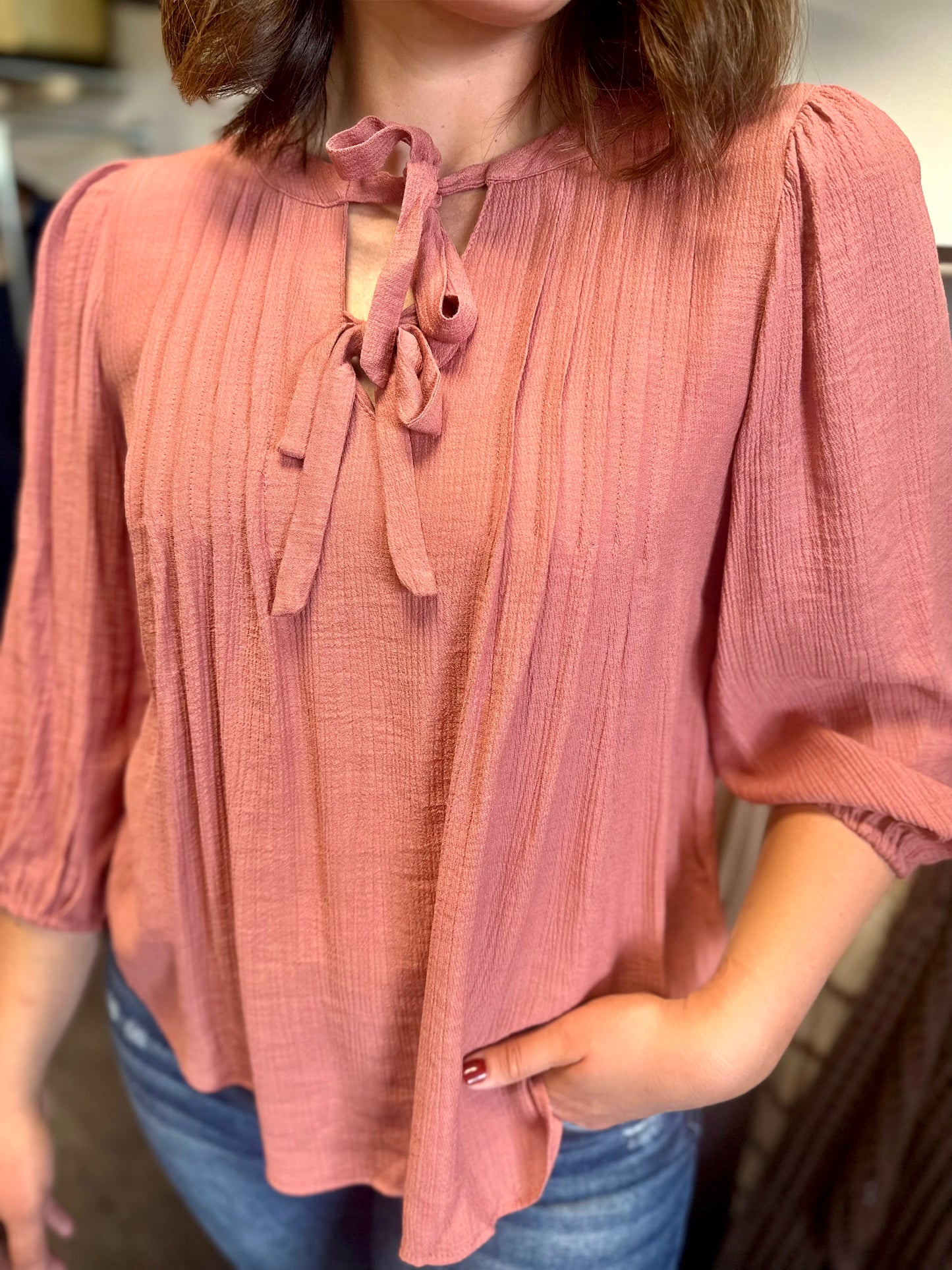 Milford Pleated Blouse