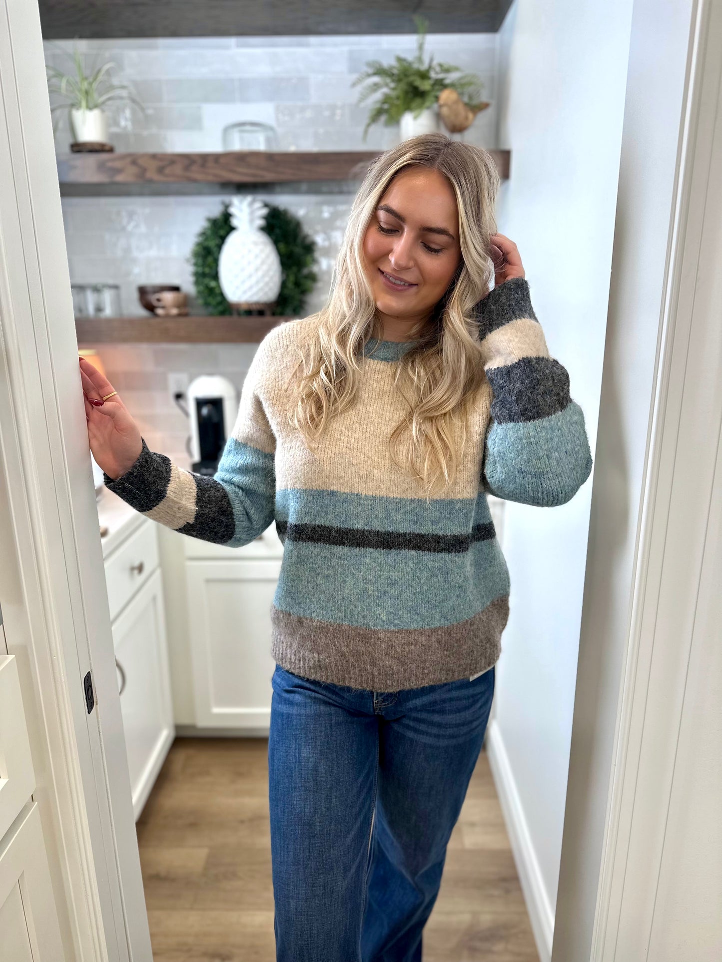 Livingston Color Block Sweater