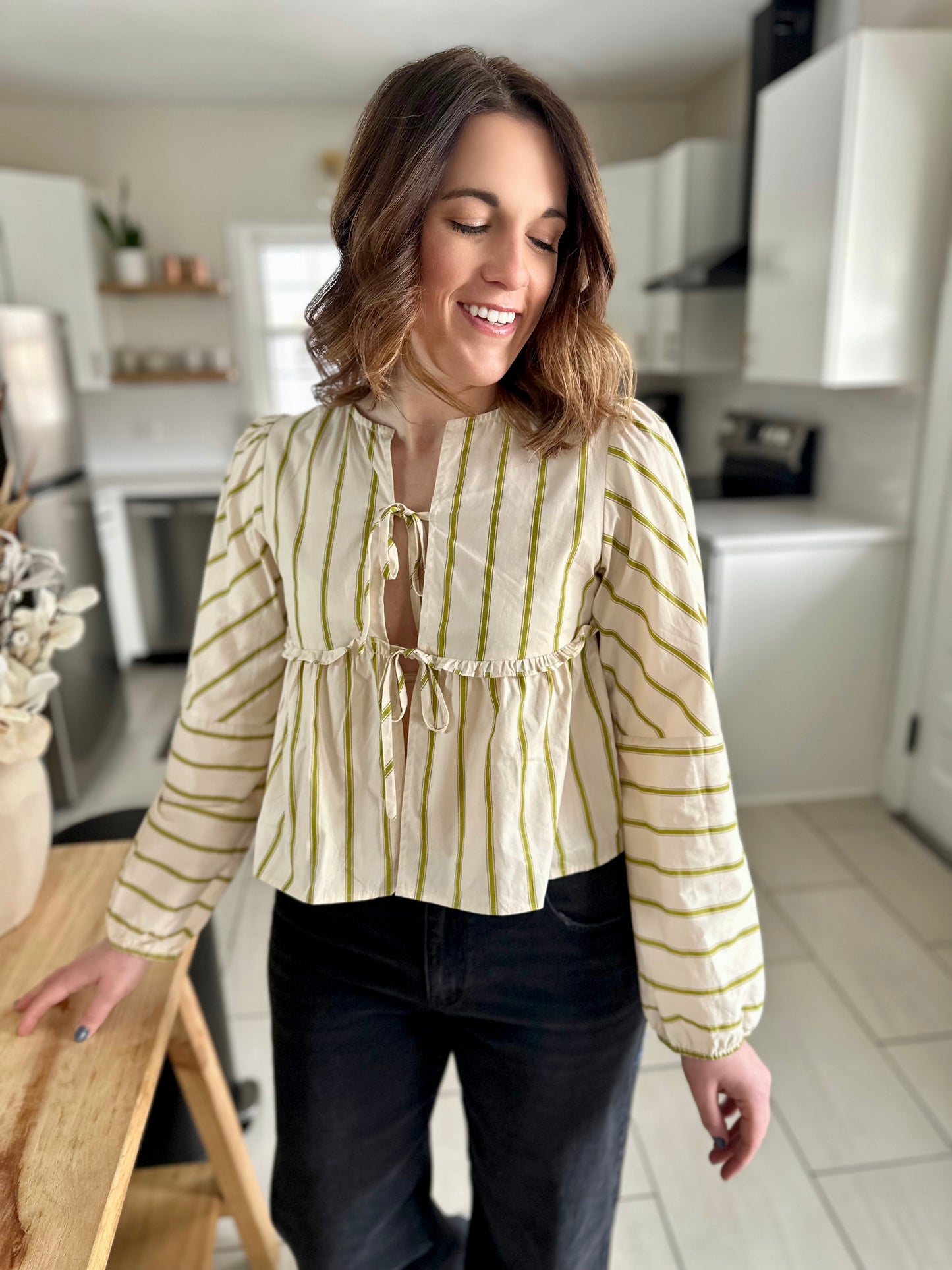 Norwich Tie Front Blouse