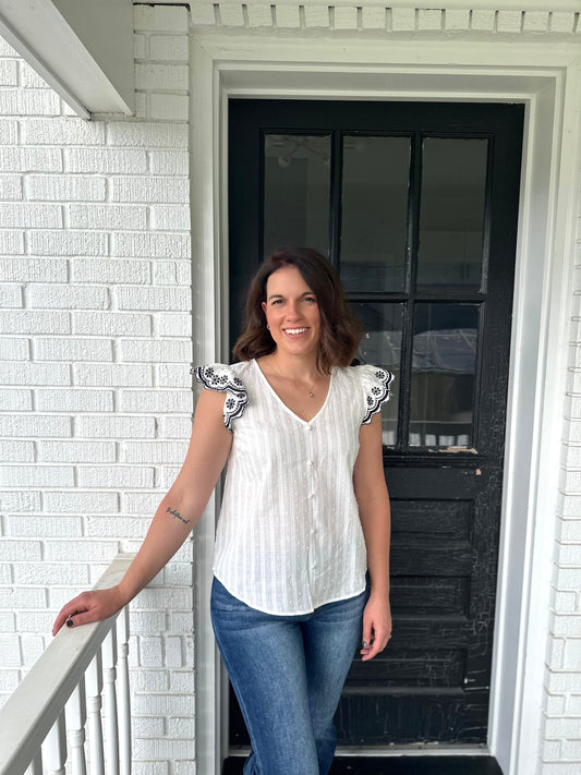 Hempstead Detailed Sleeve Top