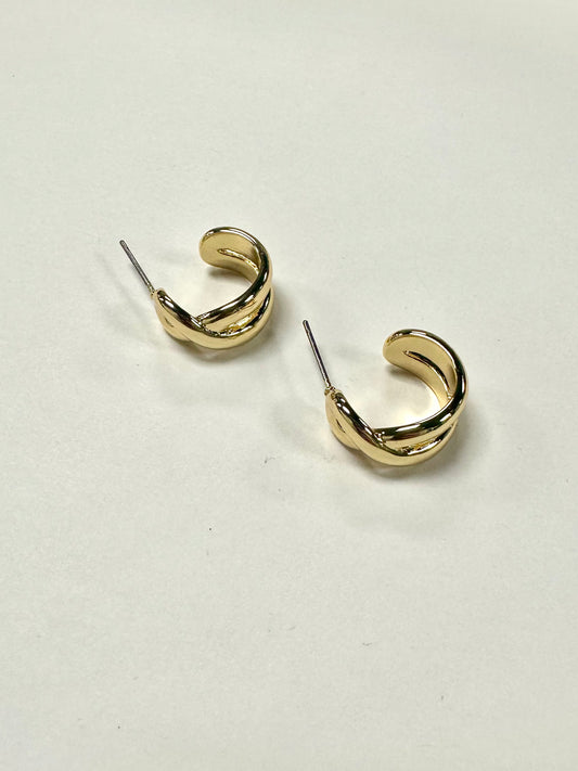 Layered & Twisted Hoops