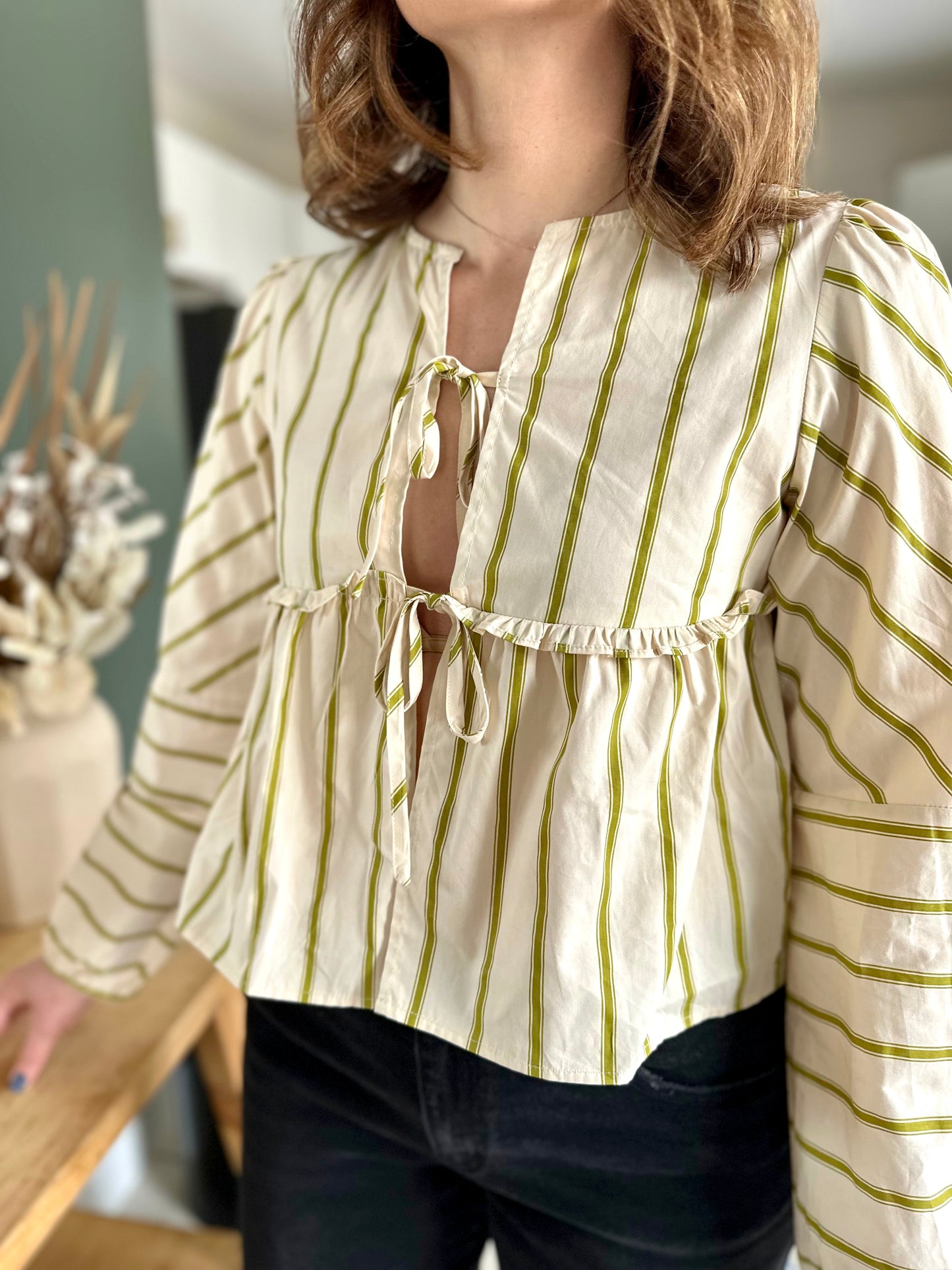Norwich Tie Front Blouse