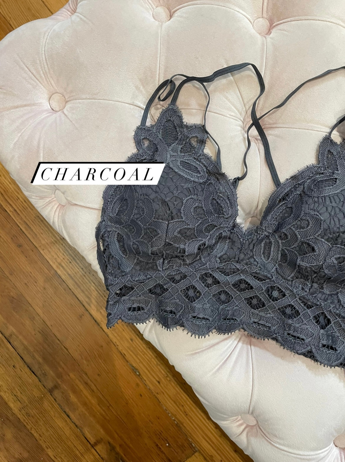 Lydia Adjustable Lace Bralette
