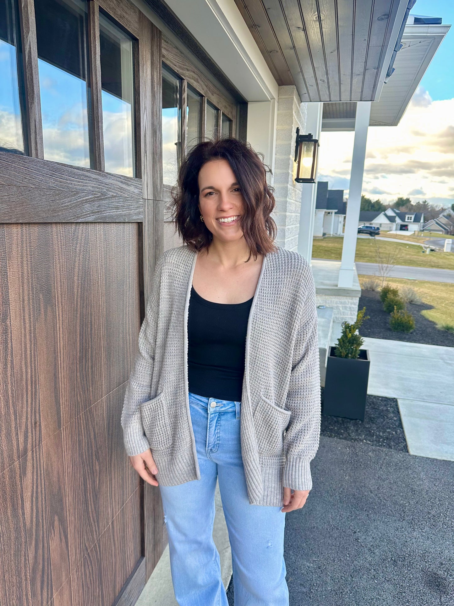 Putnam Waffle Knit Cardigan