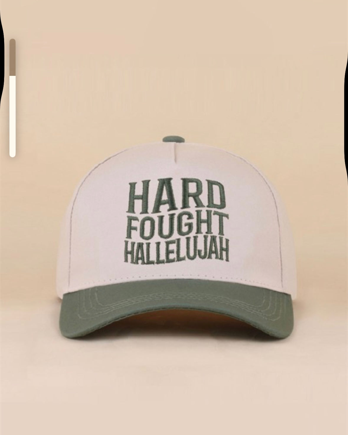 Hard Fought Hallelujah Cotton Hat