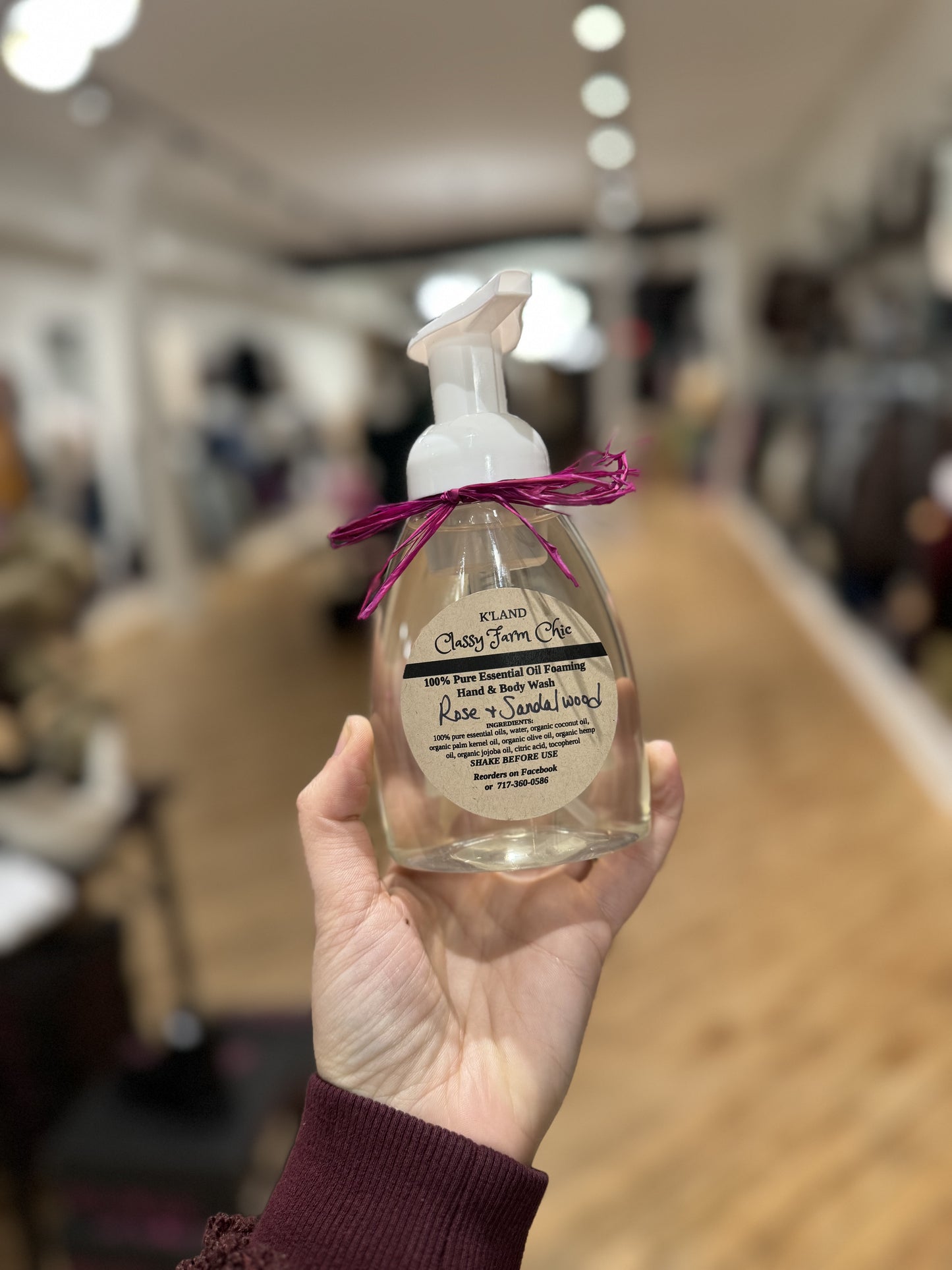Classy Farm Chic Foaming Soap