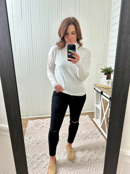 Five Forks Cashmere-Like Turtleneck Sweater