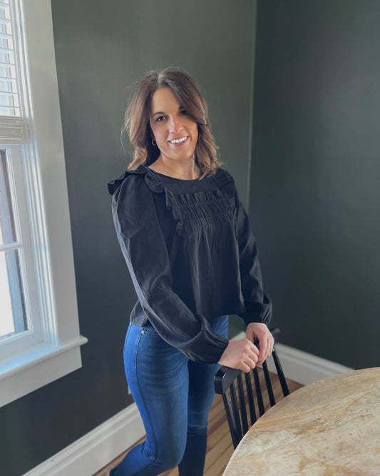 Breezy Ruffle Blouse