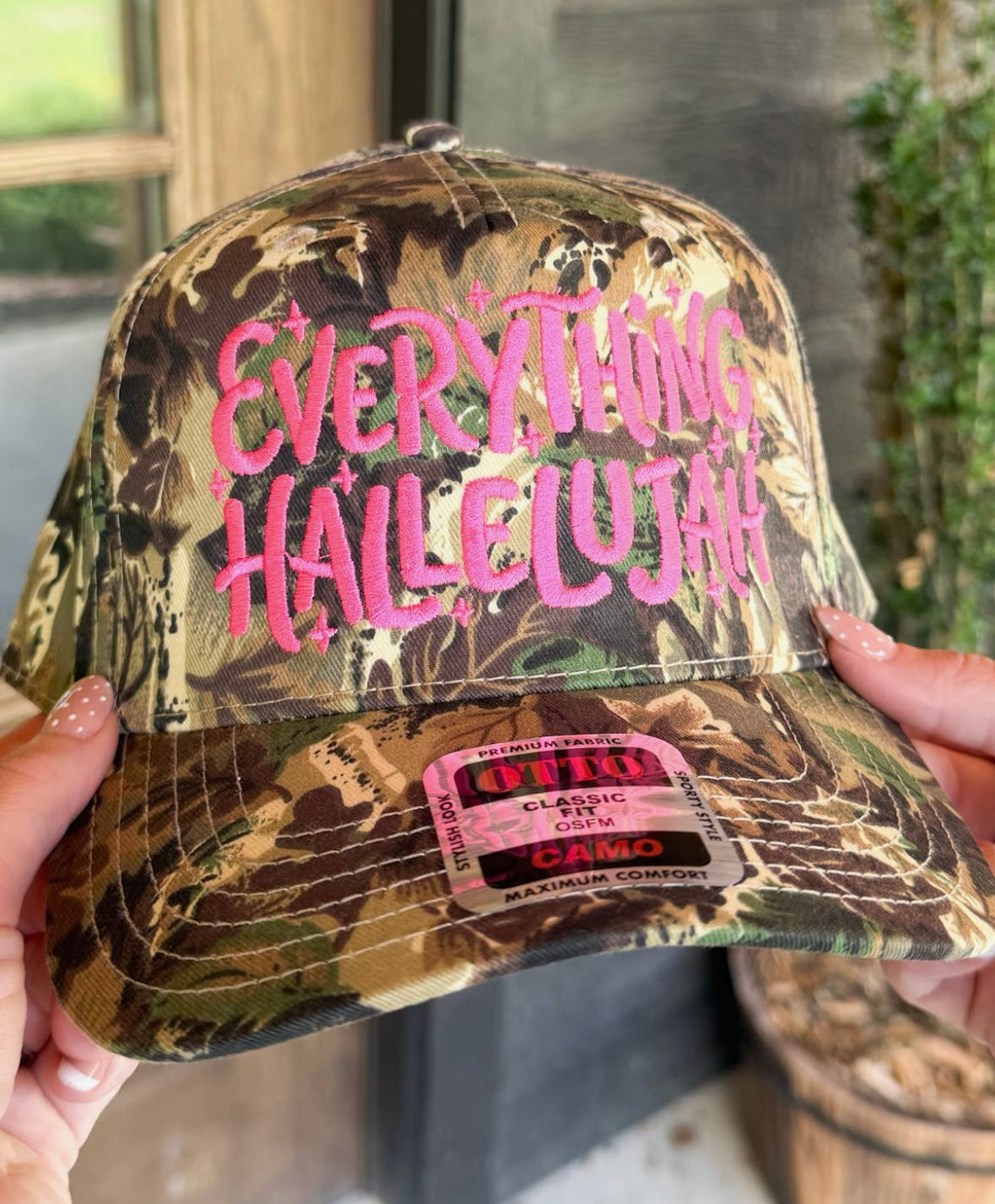 PRE-ORDER Everything Hallelujah Camo Hat