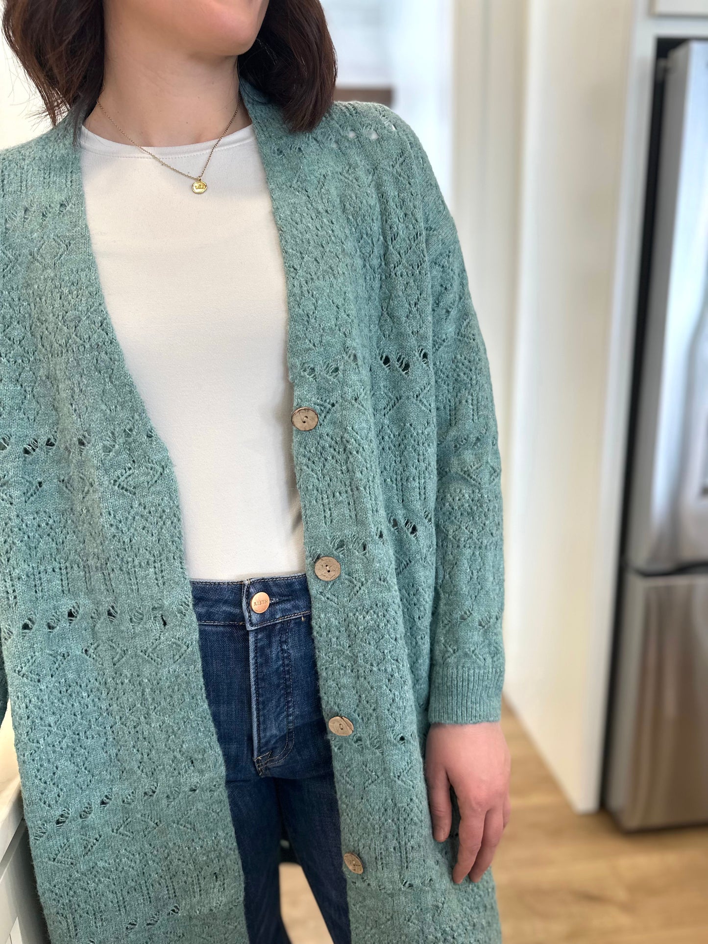 Sidney Pointelle Cardigan