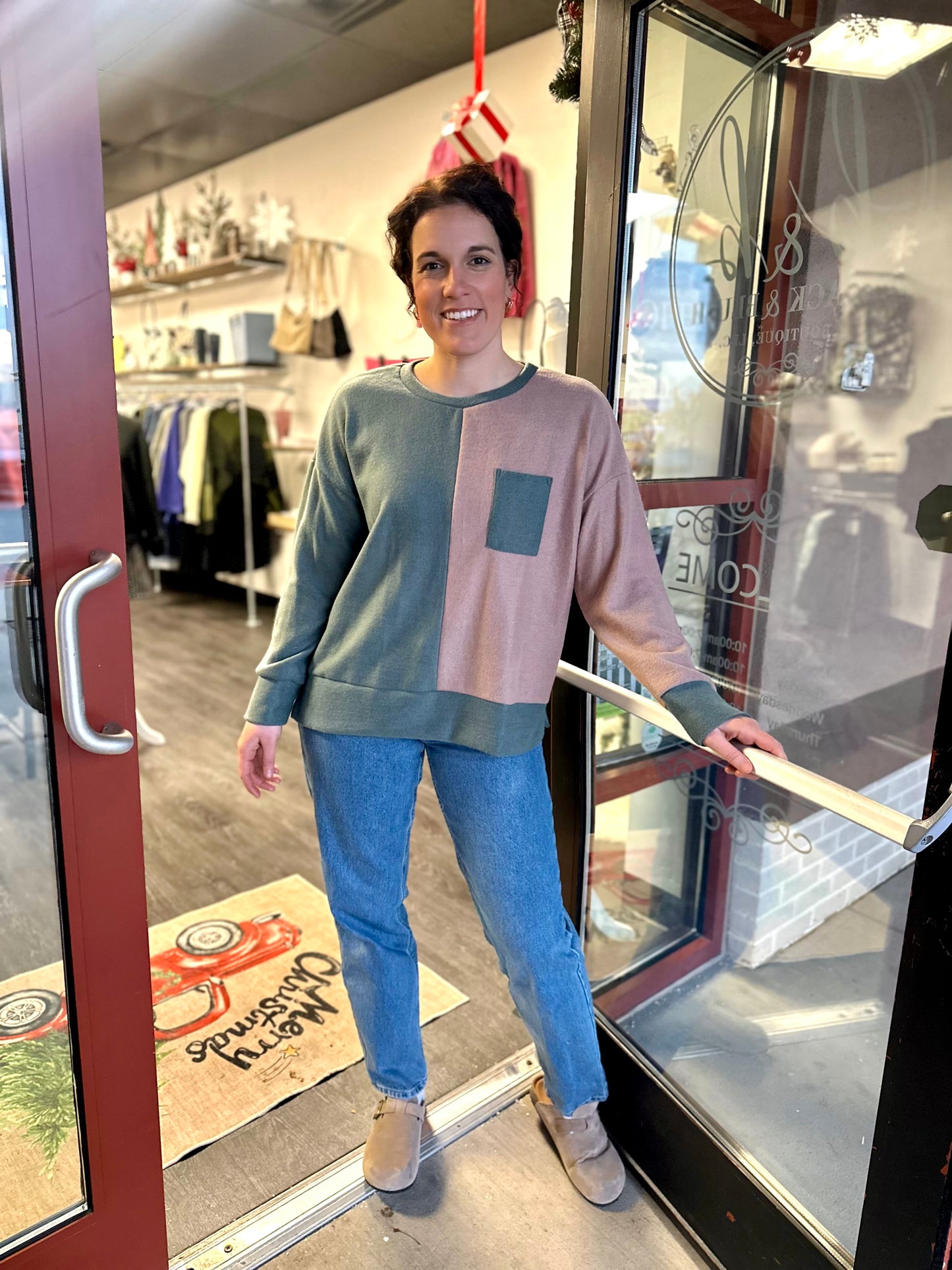 Clinton Colorblock Top