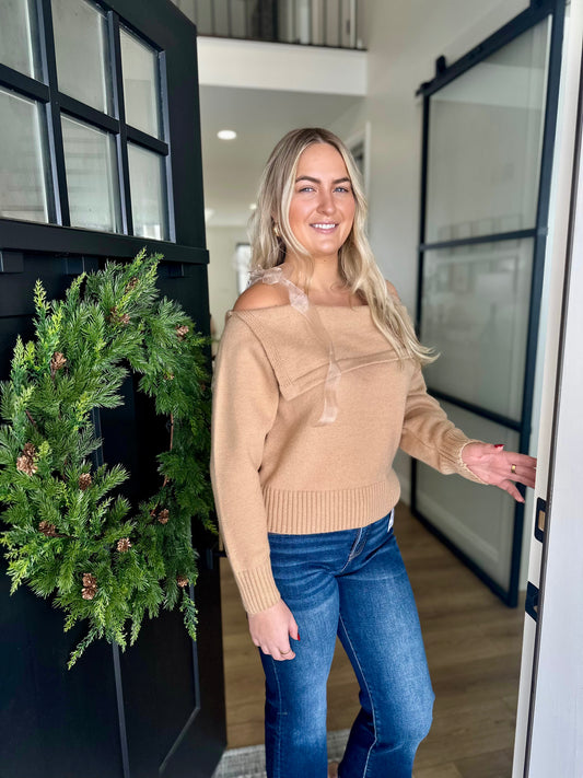 Helena Off The Shoulder Sweater