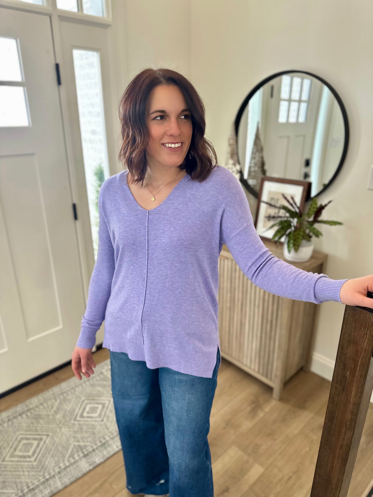 Anchorage Front Seam Sweater