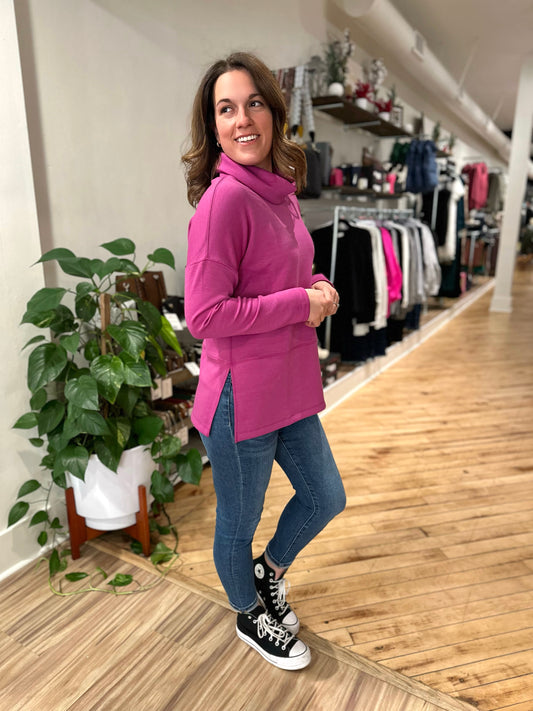 Vienna Cowl Neck Sweater