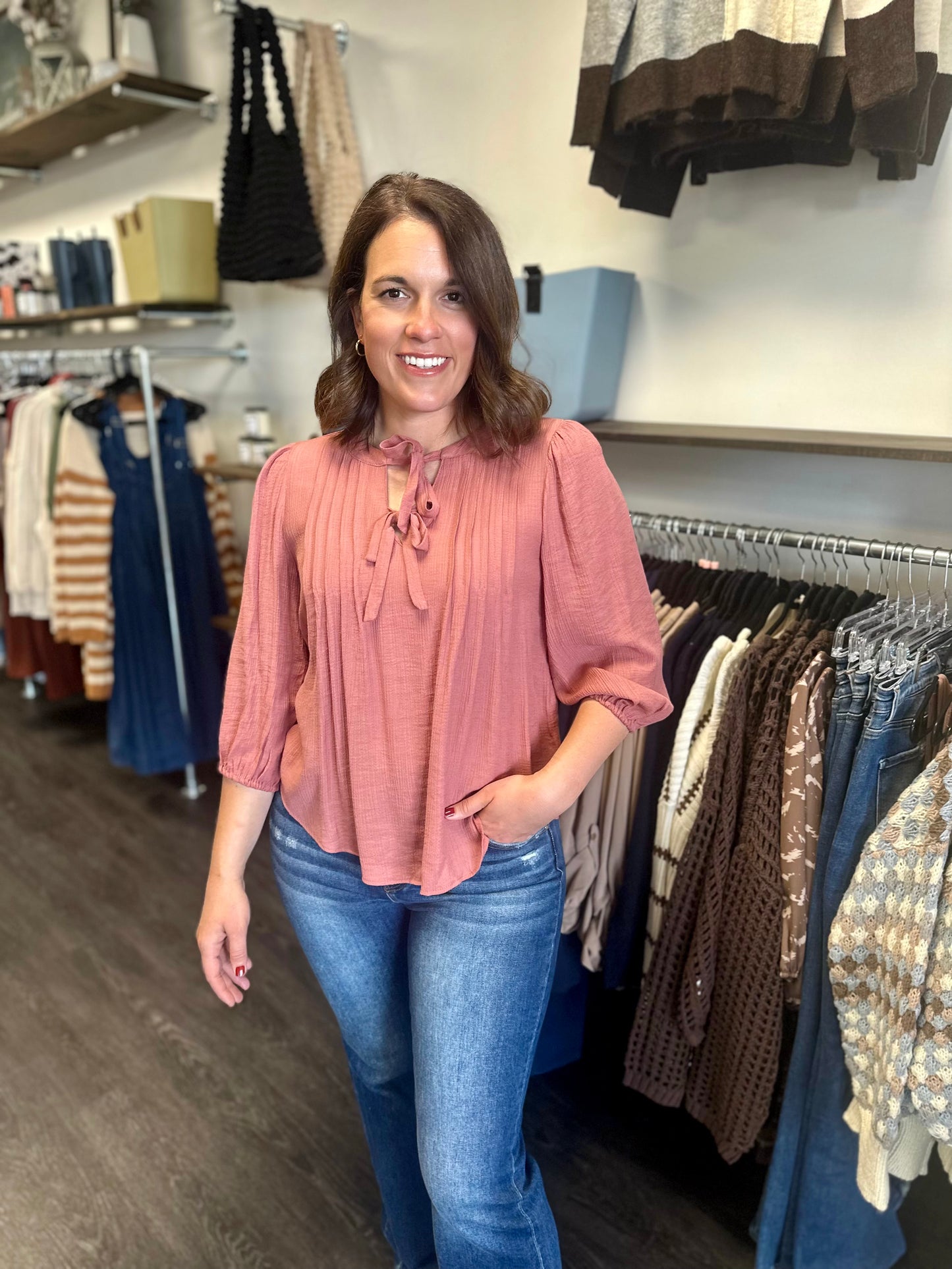 Milford Pleated Blouse