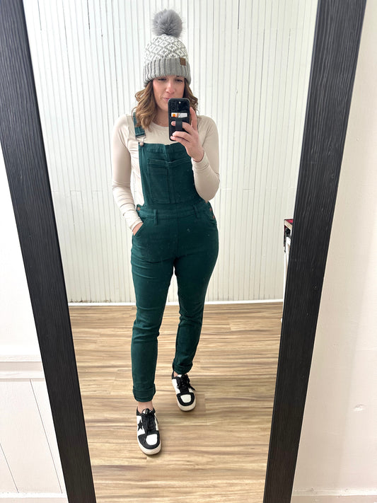Judy Blue Lyman High Waisted Cuffed Overalls