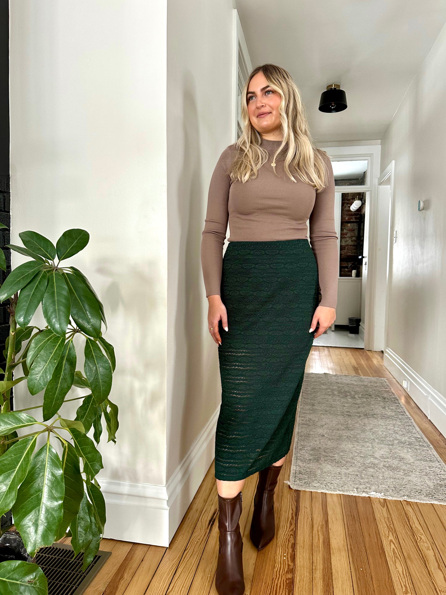 Zoey Lace Midi Skirt