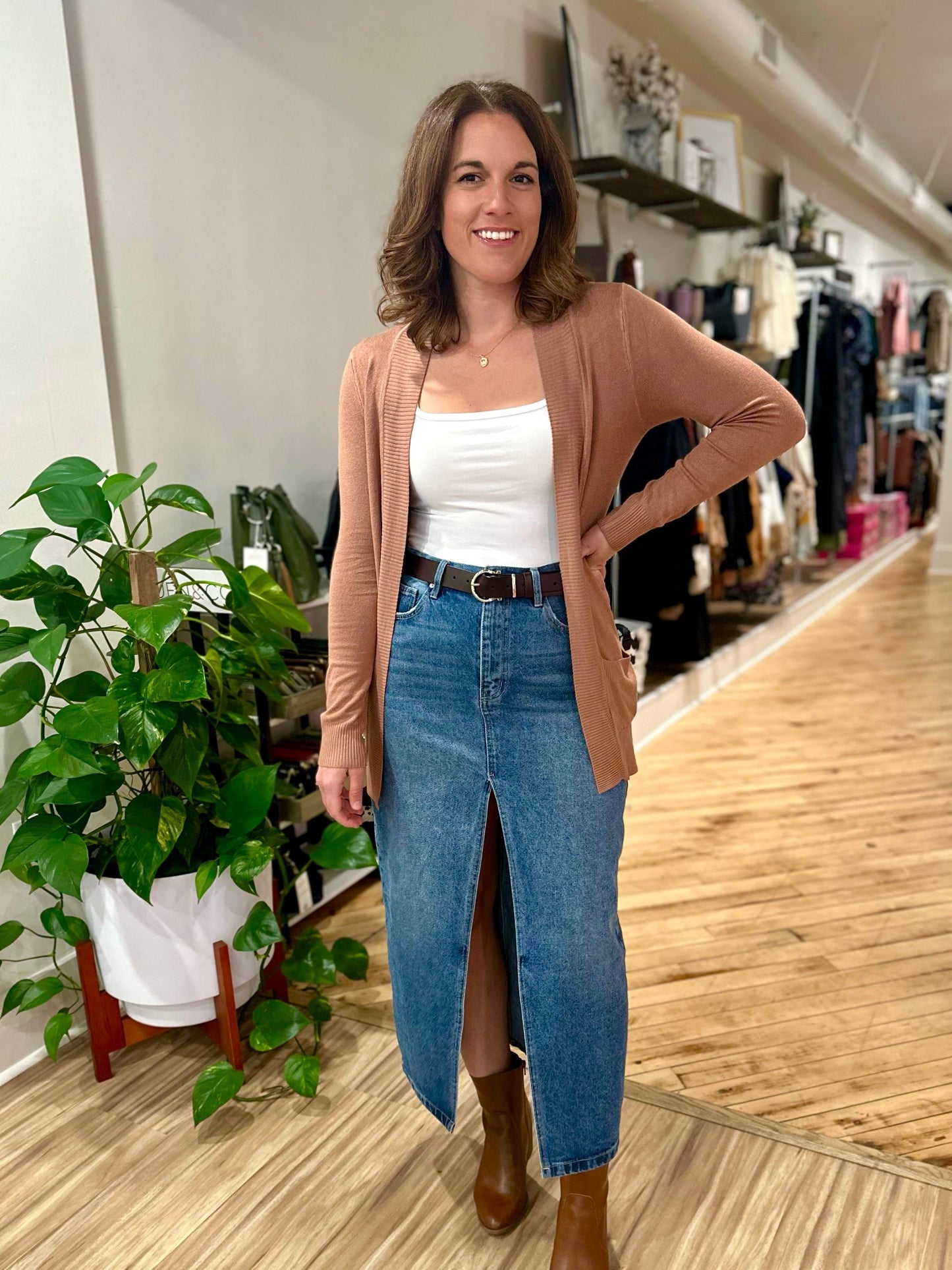Carrie Classic Open Cardigan