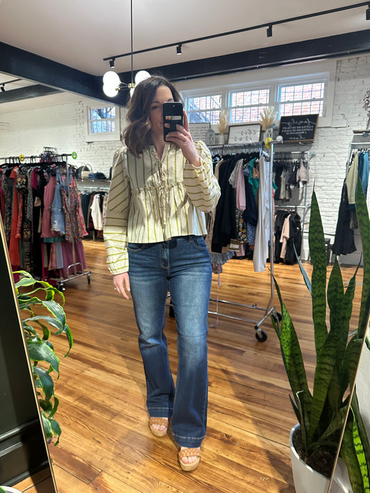 Risen Whitley High Rise Straight Jeans