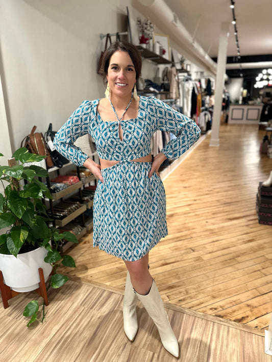 South Jordan Aztec Dress