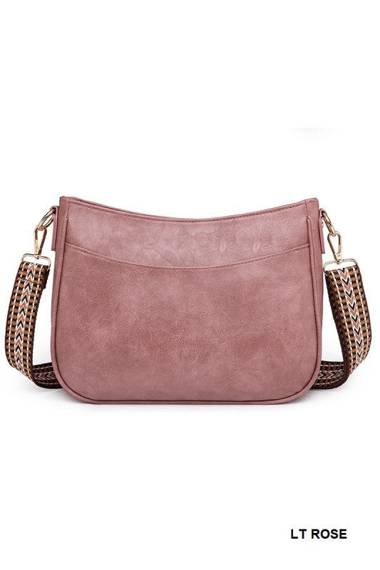 Vegan Leather Messenger Bag