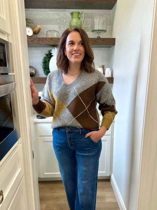 Atkinson Argyle Sweater