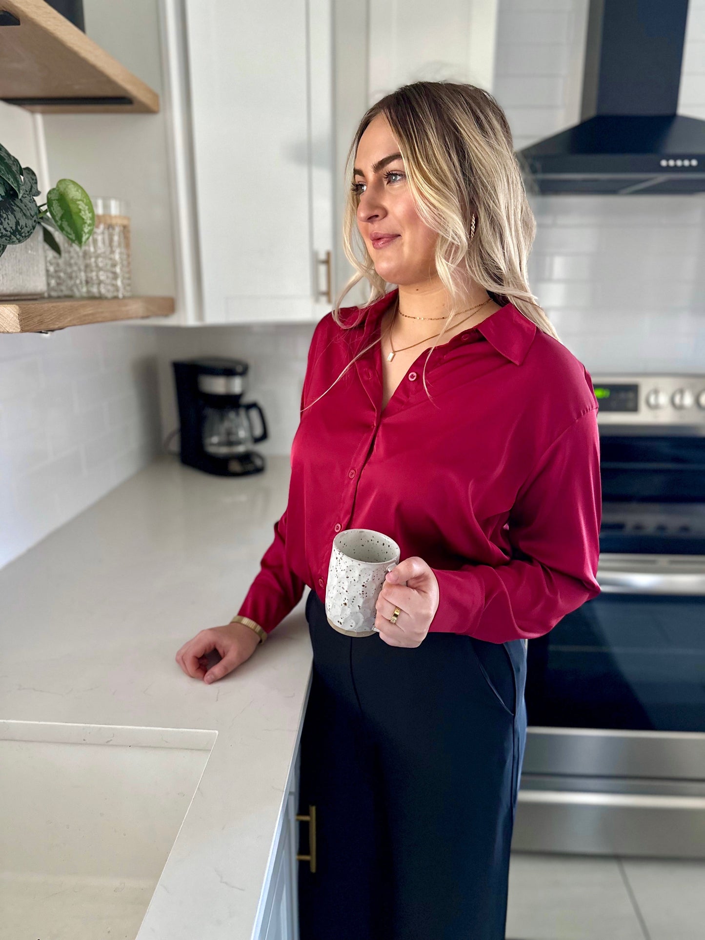 The Satin Edit Blouse