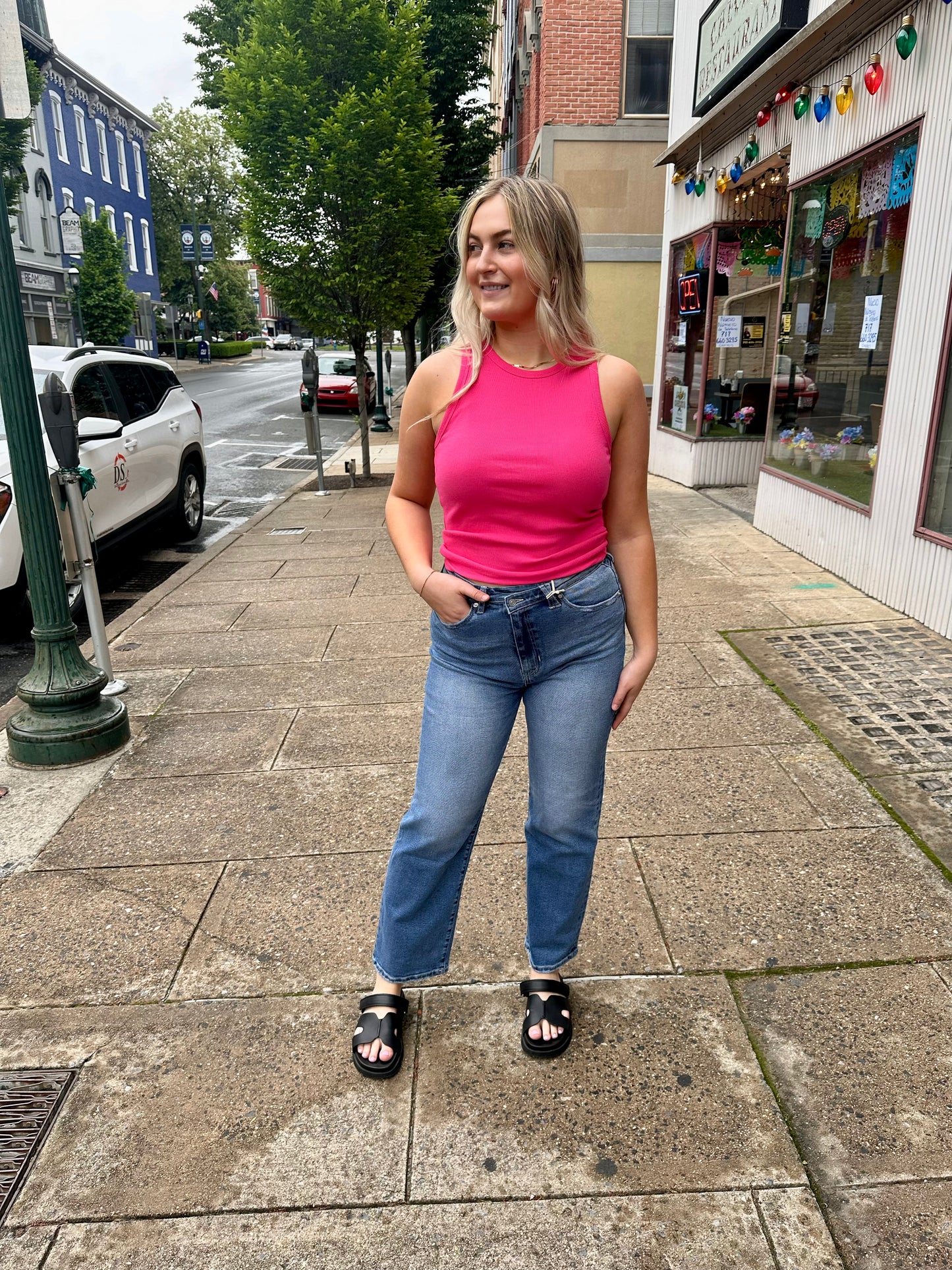 Largo Ribbed Tank Top