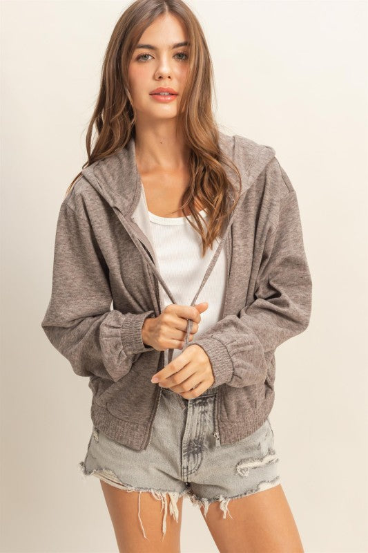 Amery Zip Up Sweater