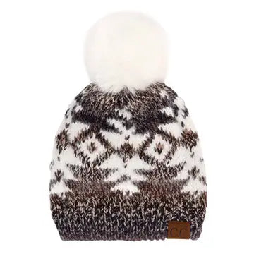 CC Multi Yarn Aztec Beanie