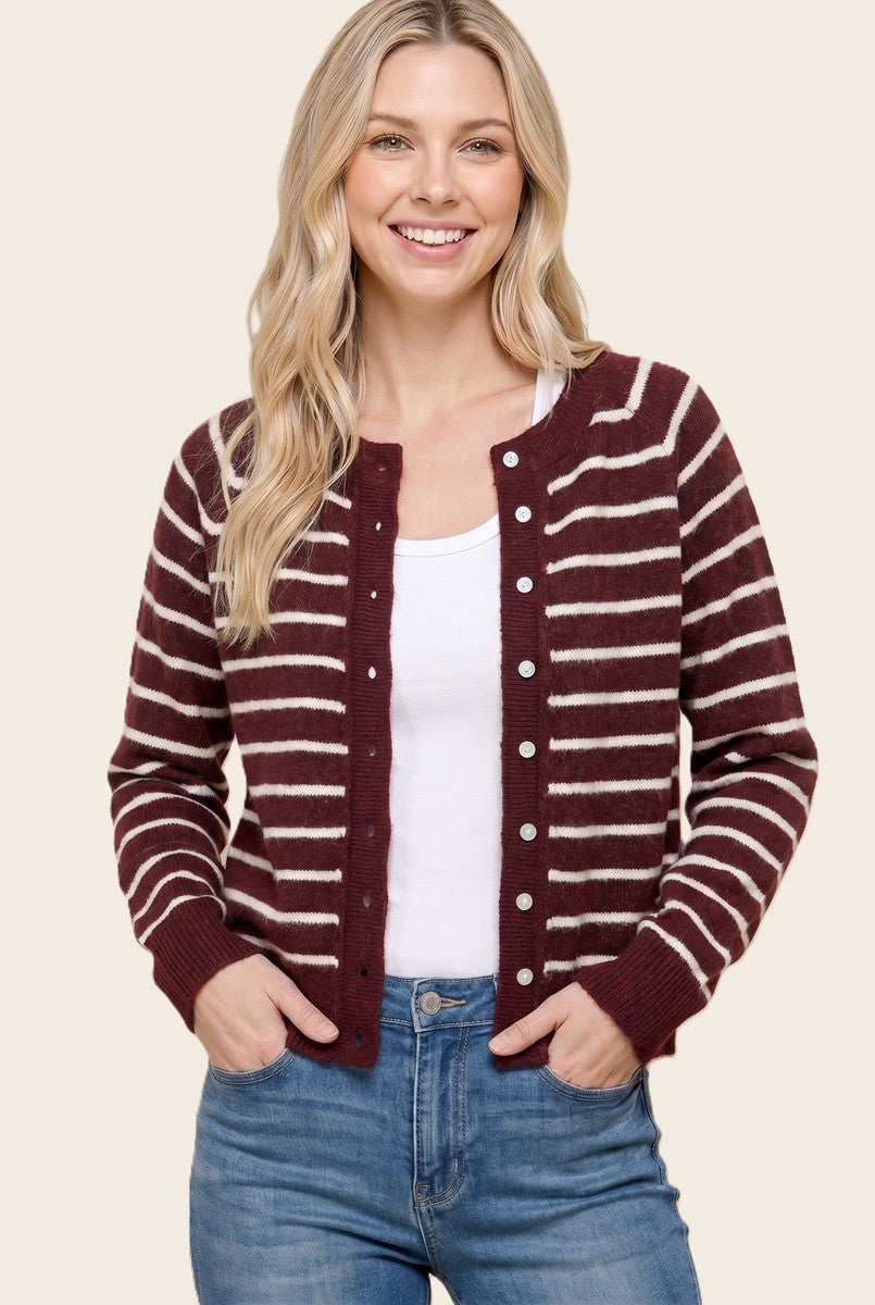 Bowling Green Fuzzy Cardigan