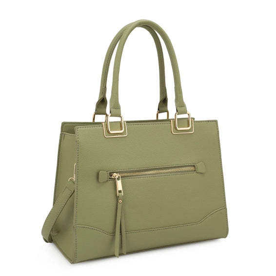 Sony Satchel with Front Zipper