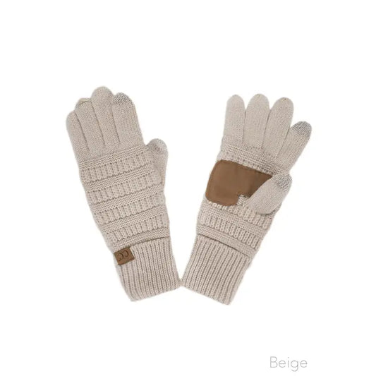 CC Suede Detail Gloves
