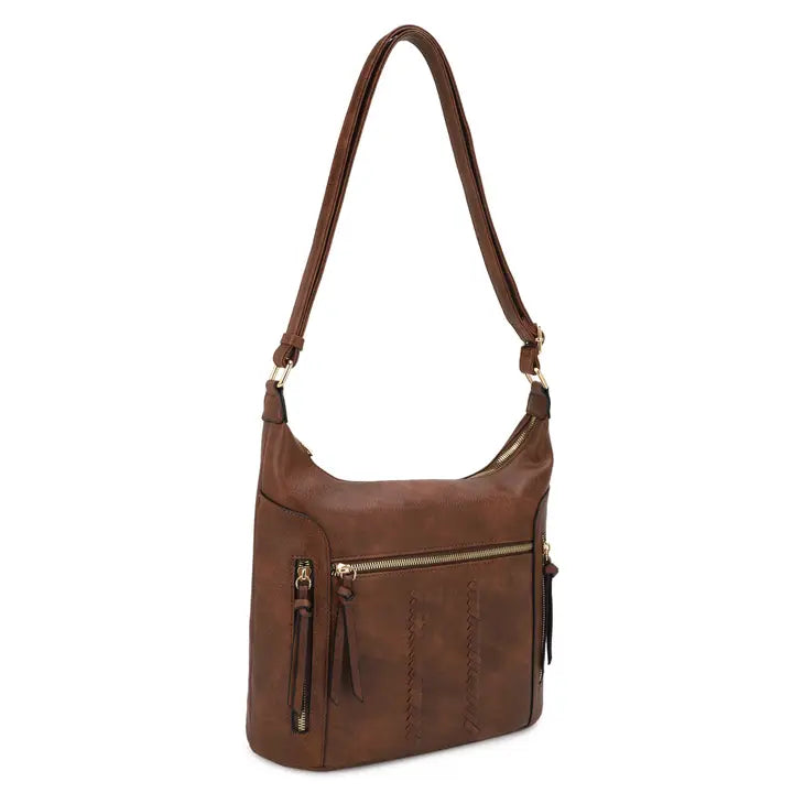 Olga Multi Pocket Crossbody Hobo Bag