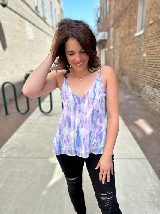 Change of Colors Braided Tank