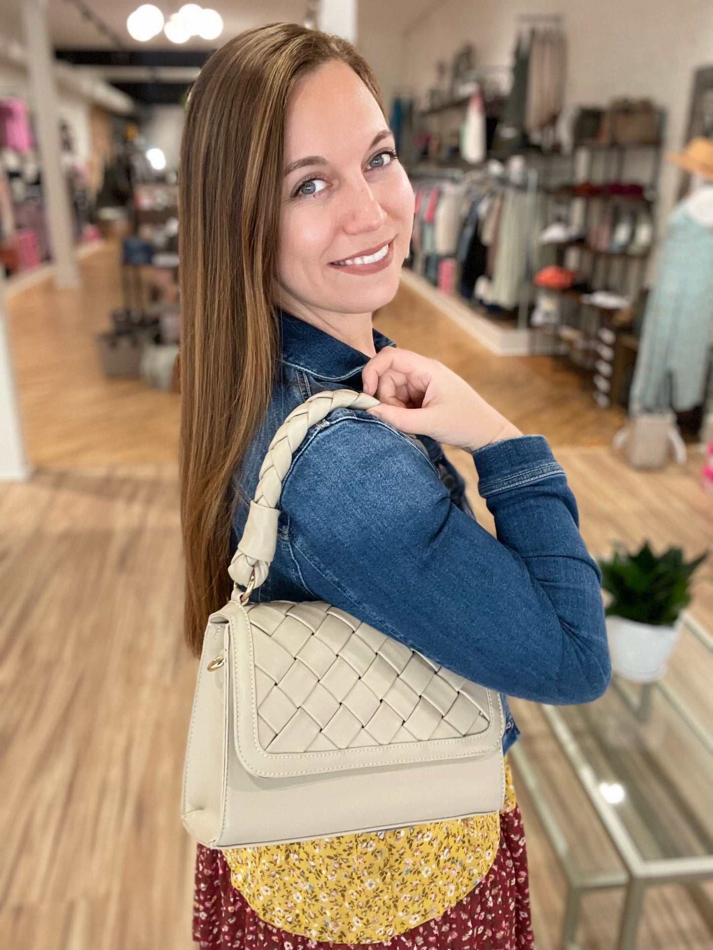Melody Woven Satchel