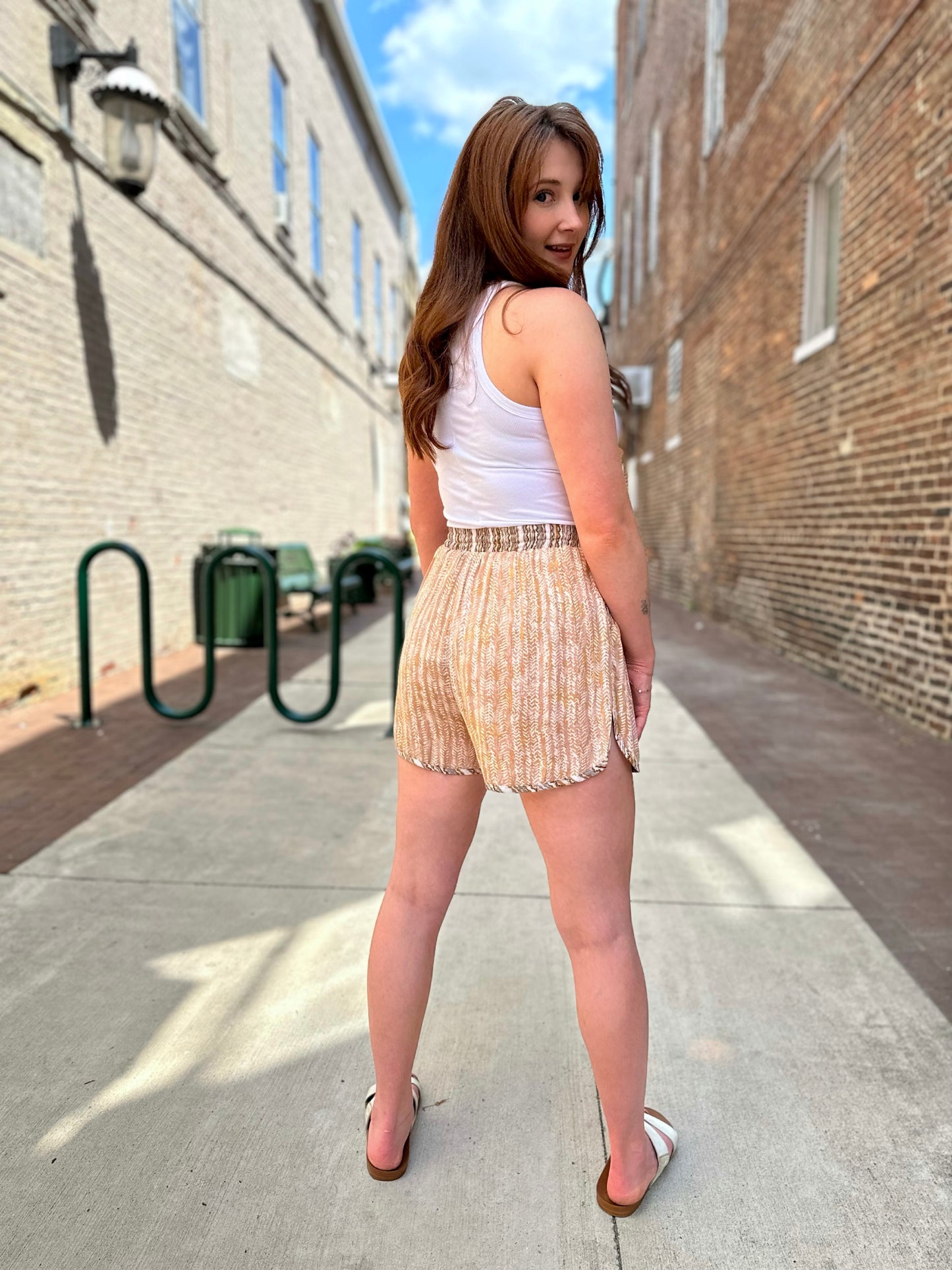 Skyler Elastic Waist Shorts