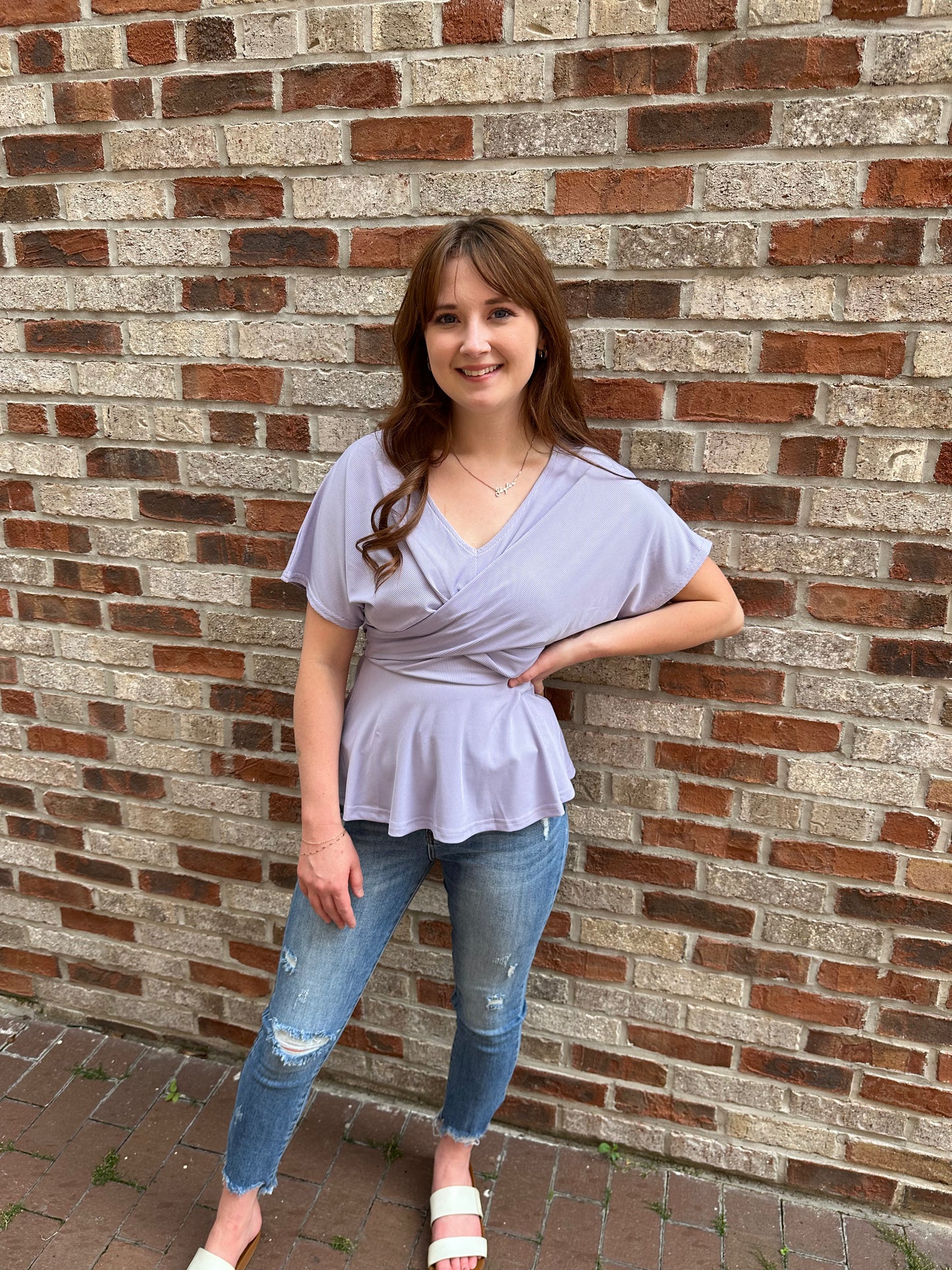 60 Sec of Happiness Ribbed Top