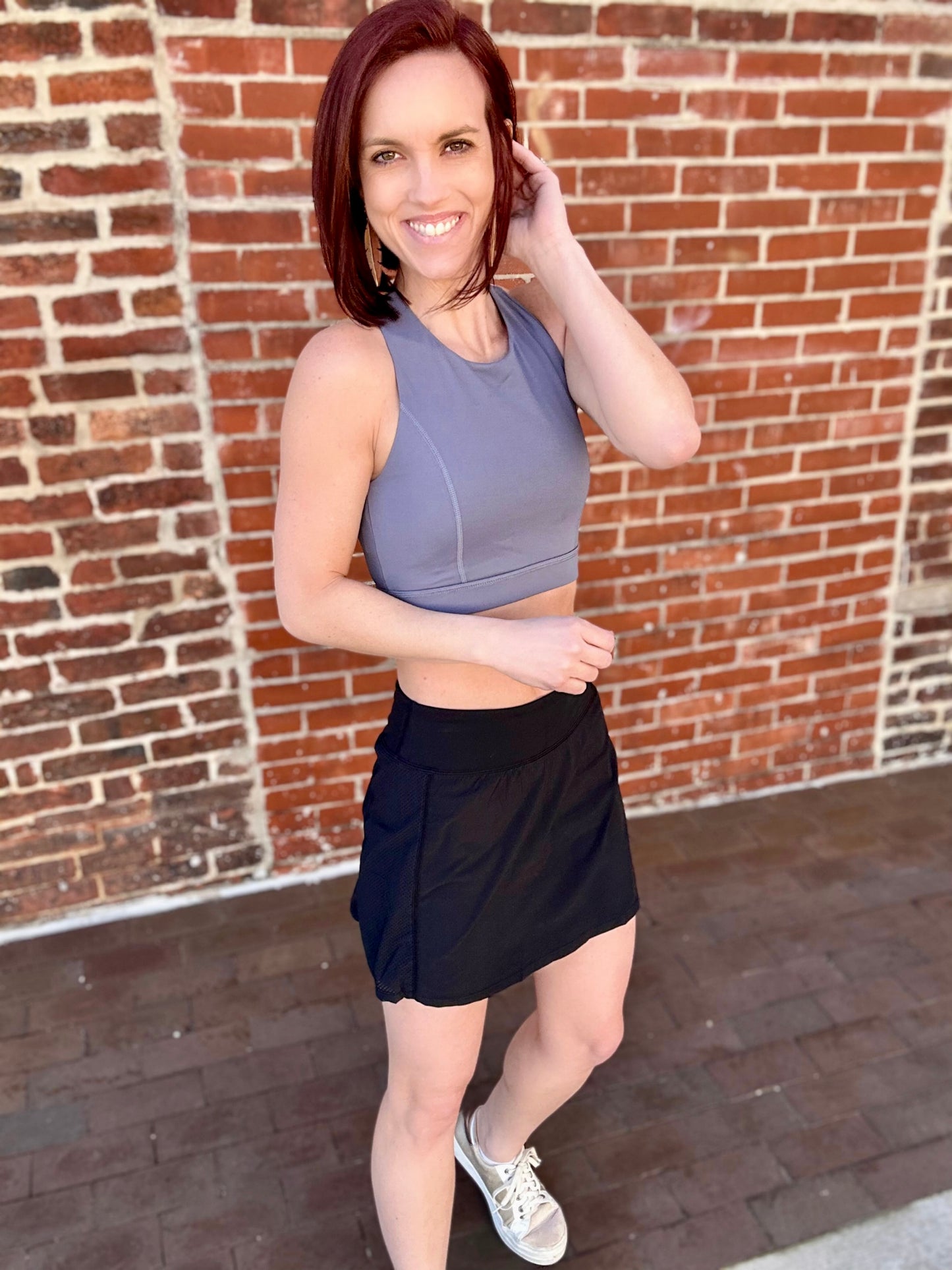 Liv Striped Back Sport Bra