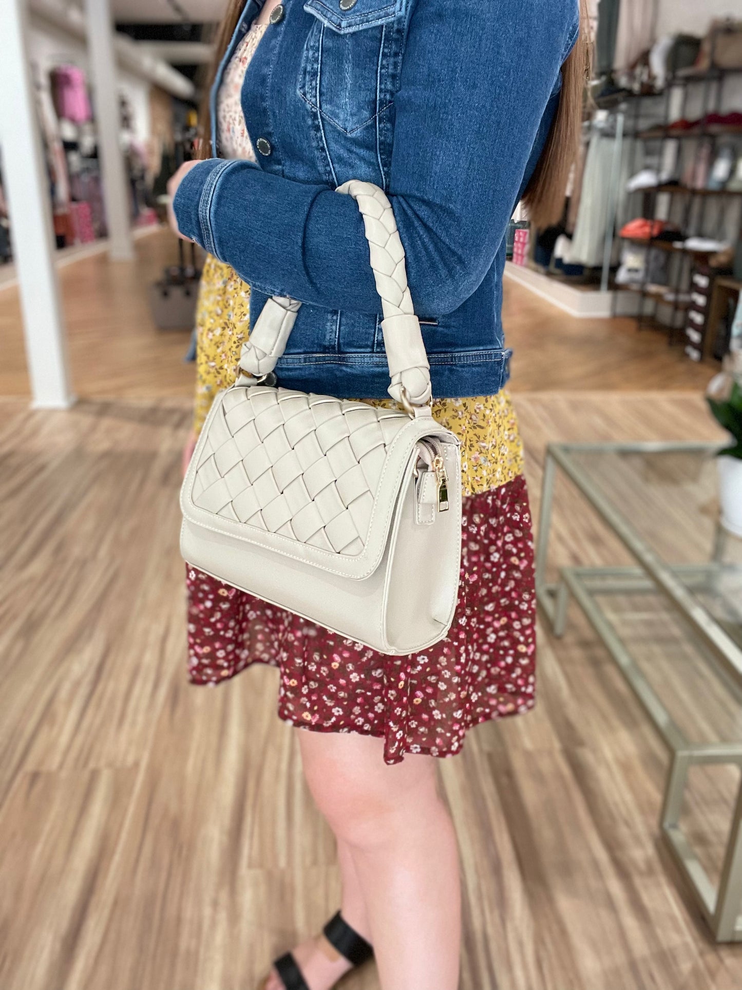 Melody Woven Satchel