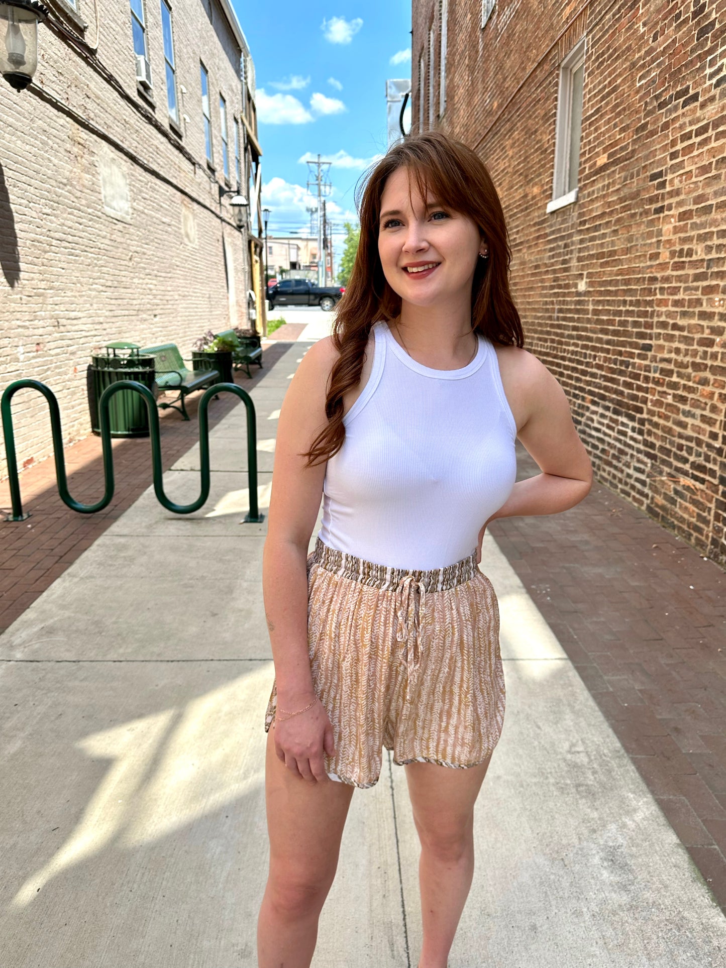 Skyler Elastic Waist Shorts
