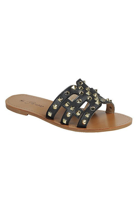 Myla Open Toe Stud Sandal