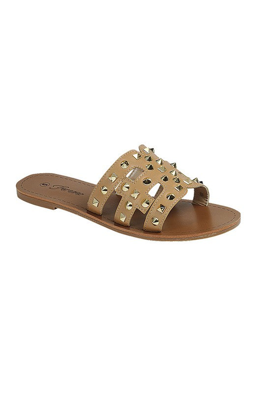 Myla Open Toe Stud Sandal