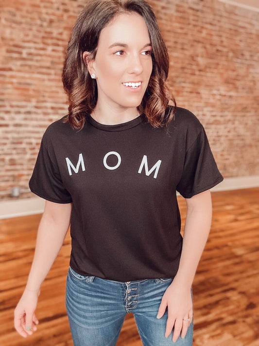 Mom Font Graphic Tee PLUS