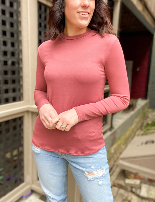 4880 - Ribbed Basic Long Sleeve