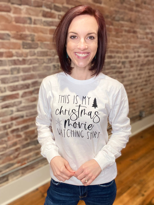 This is My Christmas Movie Long Sleeve Shirt