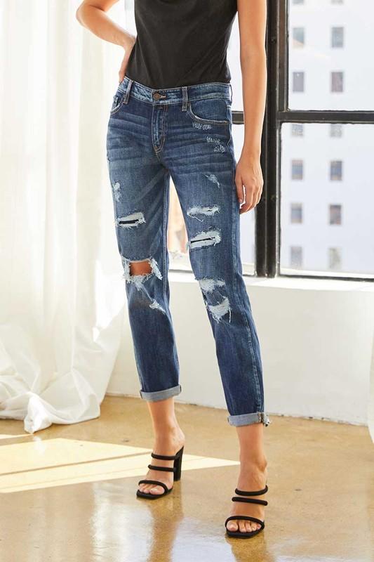 KanCan Midrise Boyfriend Jeans