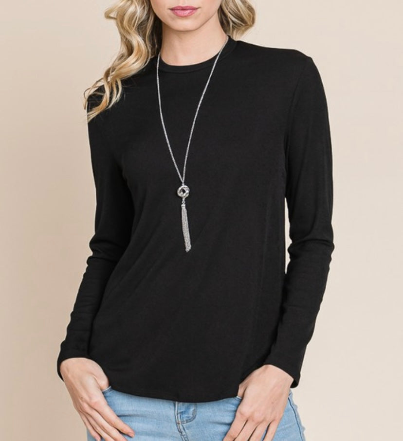 4880 - Ribbed Basic Long Sleeve