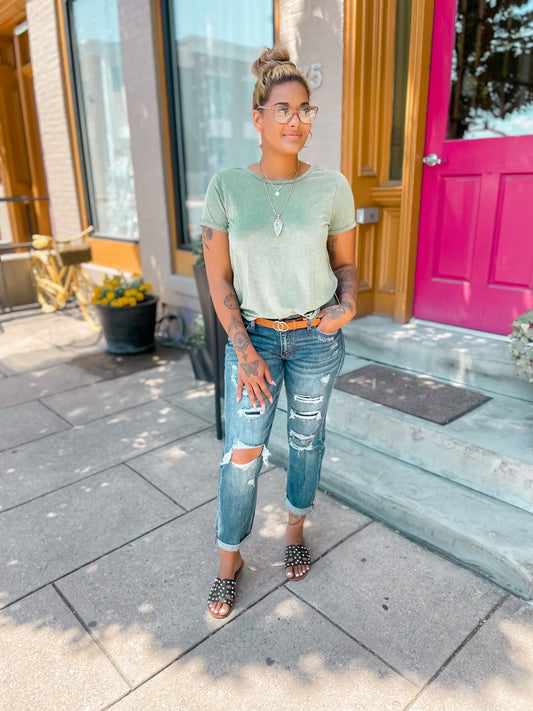 KanCan Midrise Boyfriend Jeans